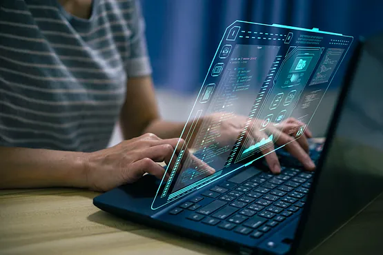 Person on laptop